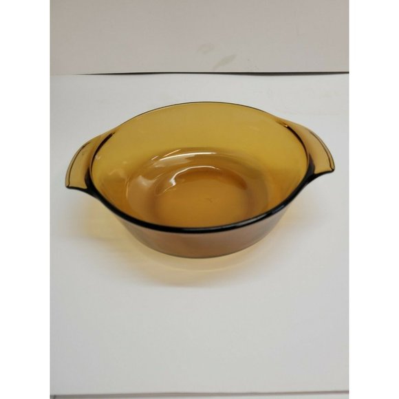 Anchor Hocking Fire King Quart 1 Qt Amber/Brown *NO* Lid - Picture 1 of 4